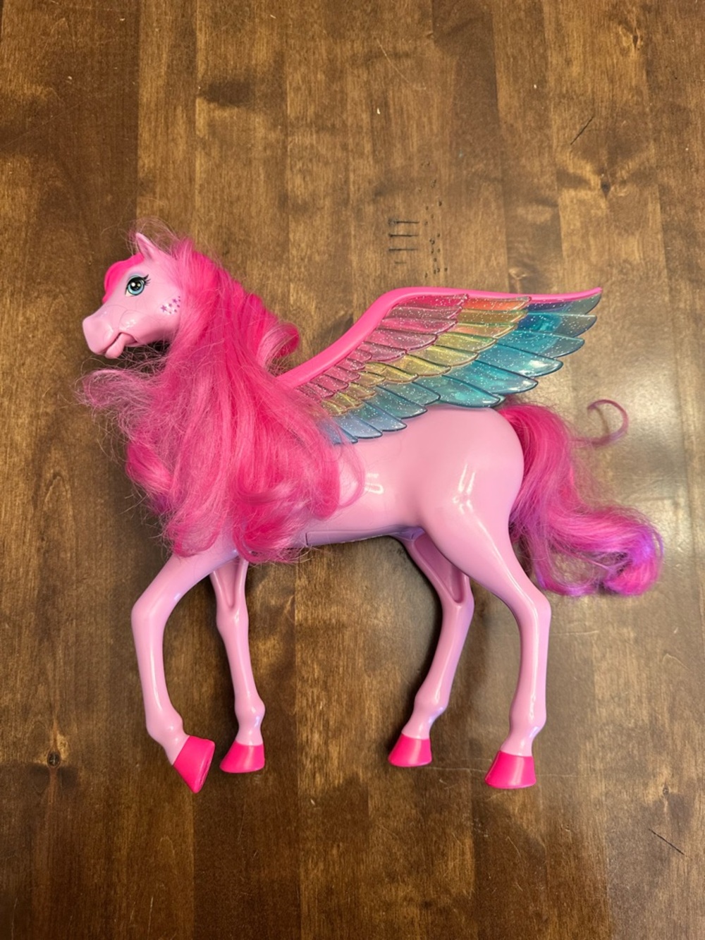 Barbie A Touch of Magic Pink Pegasus Horse Toy Unicorn Wings Pink Pony 💕